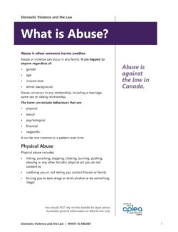What is Abuse?