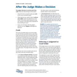 After Judges Decision