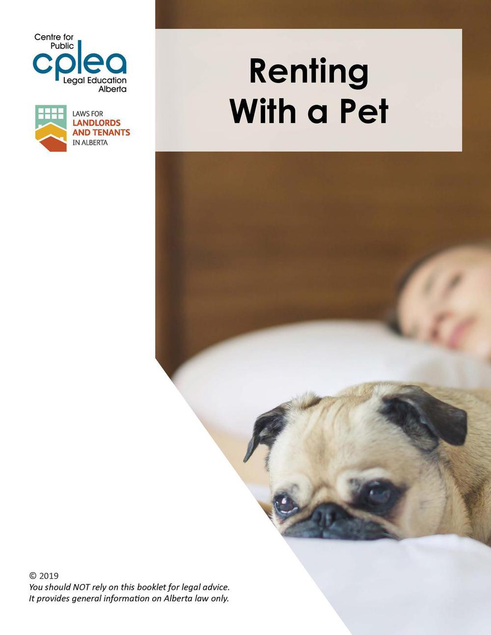 Renting With A Pet CPLEA.CA
