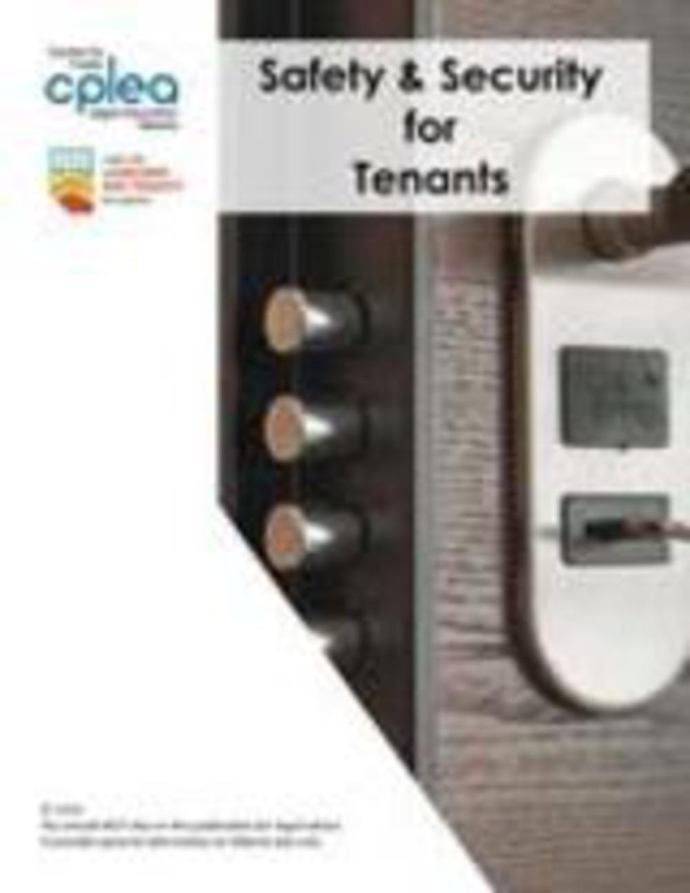 Picture of Safety and Security for Tenants - CPLEA.CA