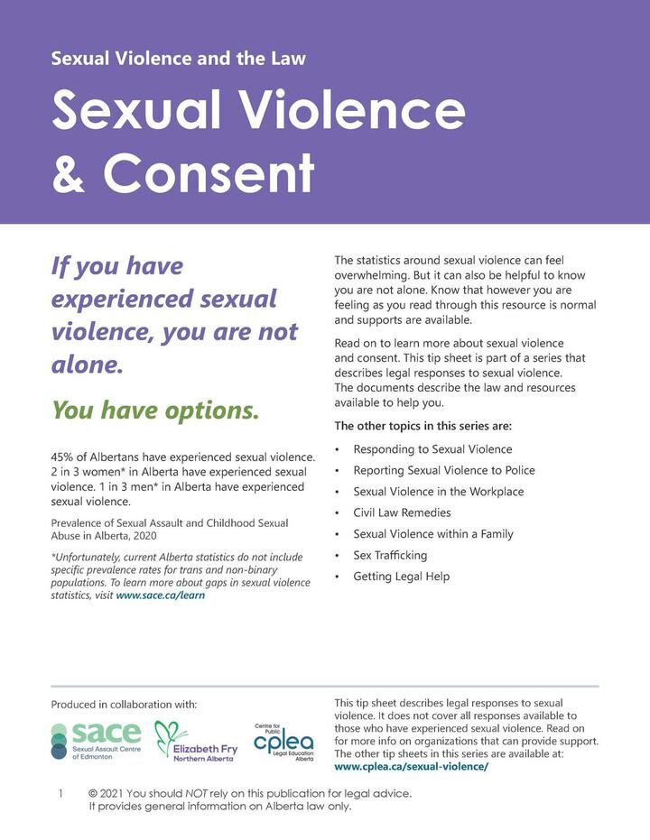 Sexual Violence and Consent