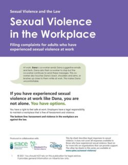 Sexual Violence in the Workplace